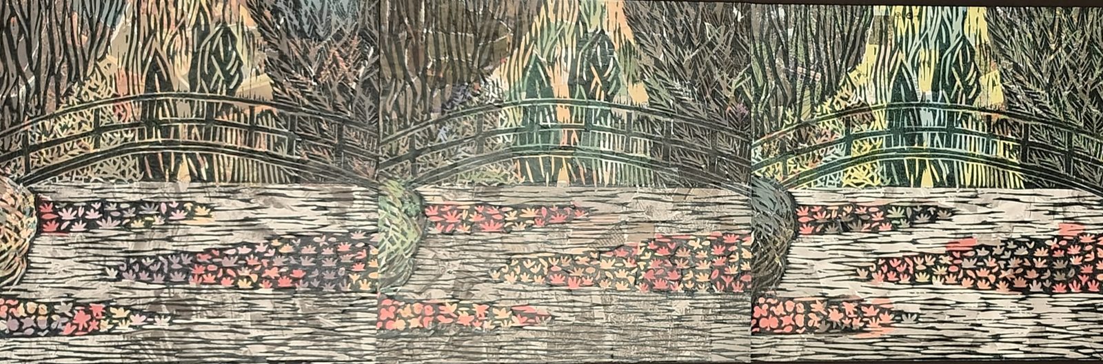 Building Bridges - houtsnede