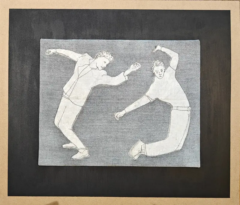 Dancing with bullets - vernis mou, aquatint