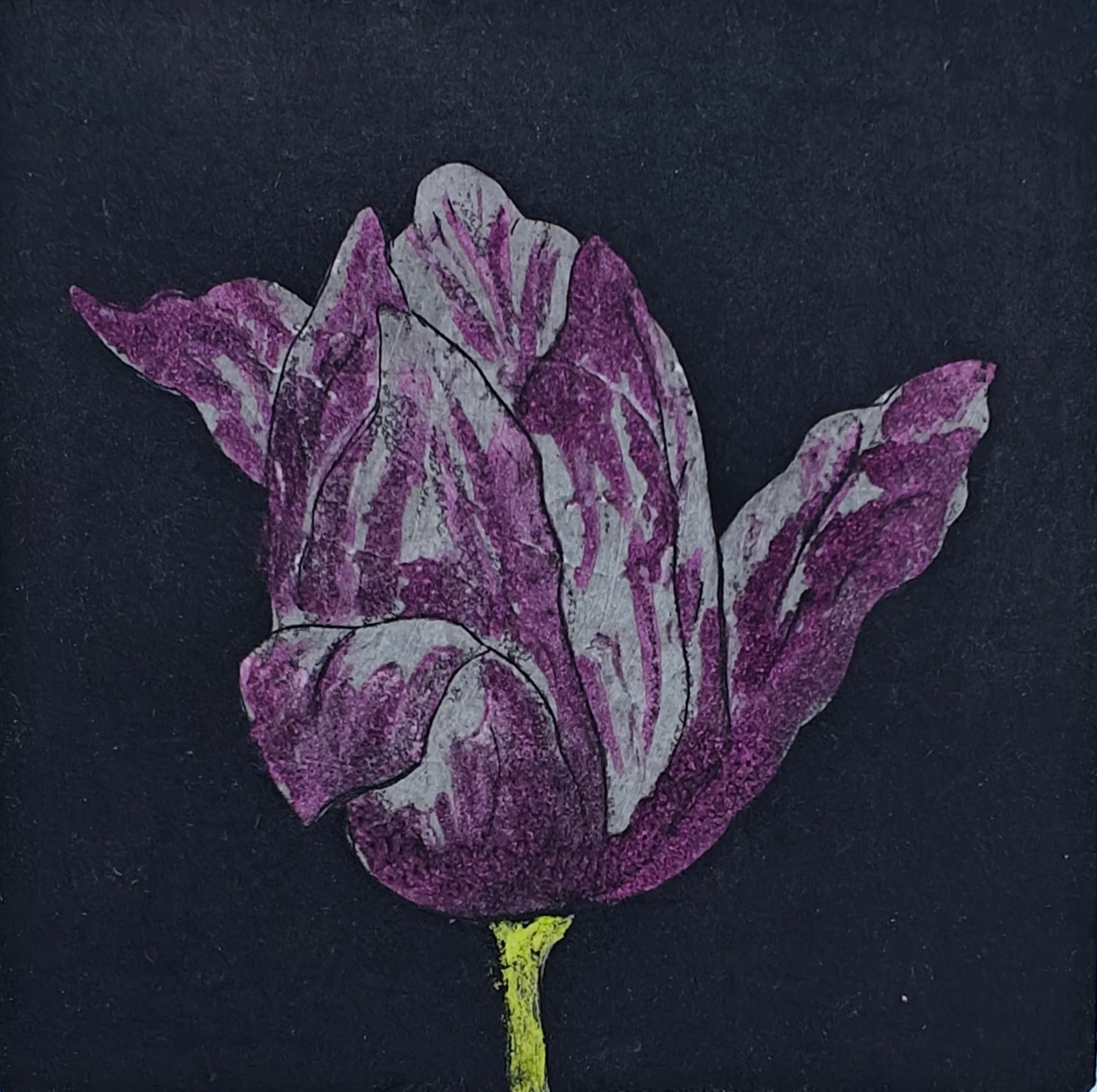 The power of Money 2 - ets, aquatint