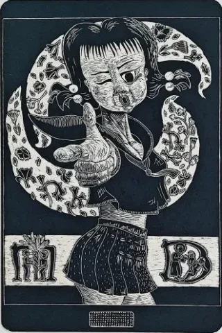 Ascendency - houtsnede