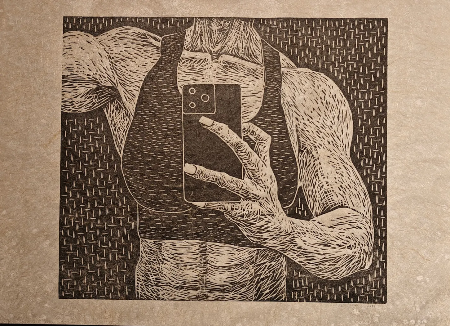 Do you like me 2 - houtsnede