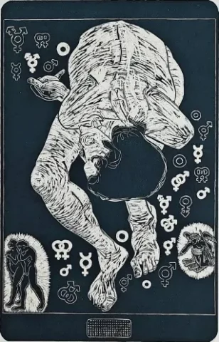 Ignominy - houtsnede