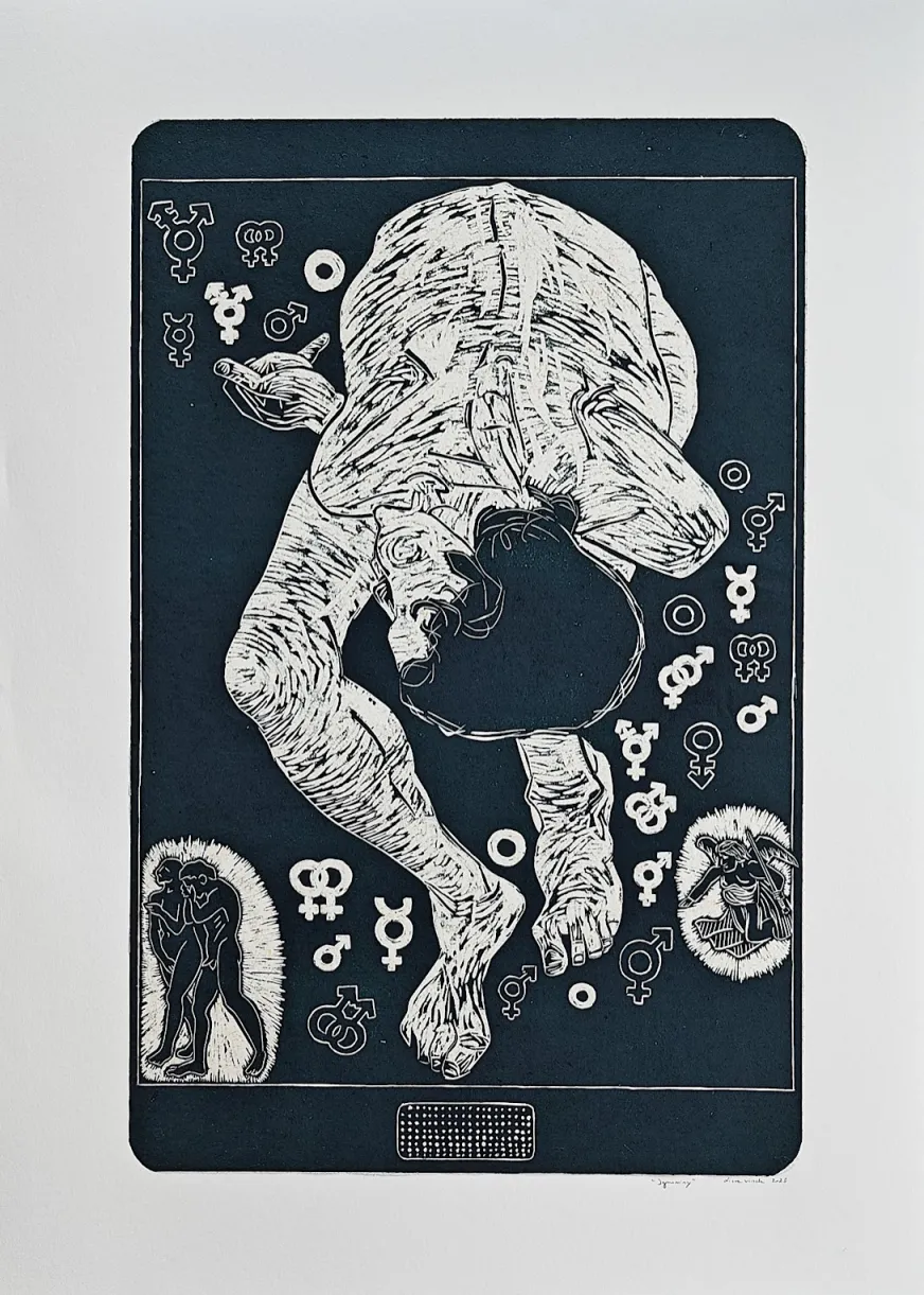 Ignominy - houtsnede