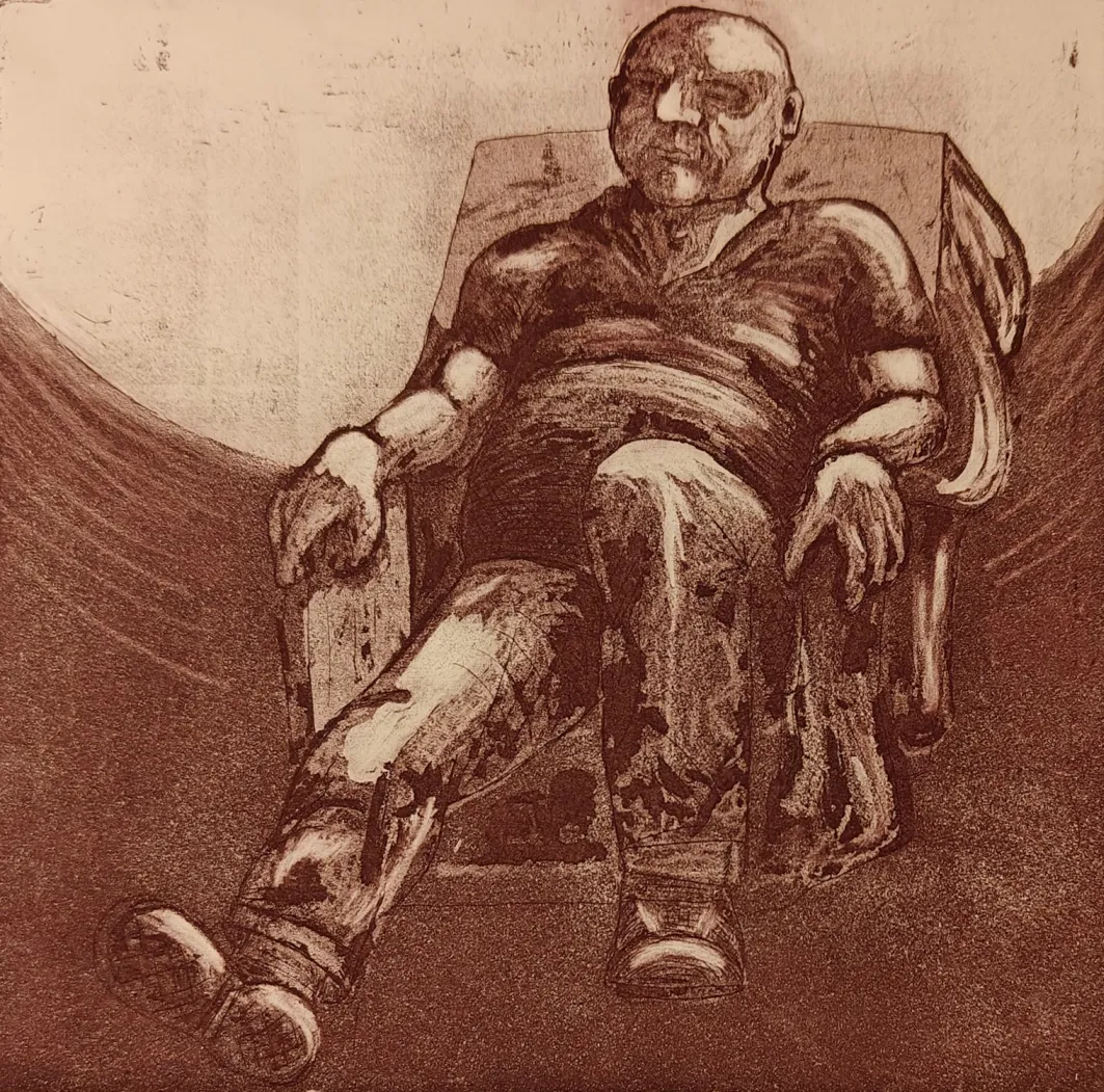 Inertia 3 - houtsnede, ets