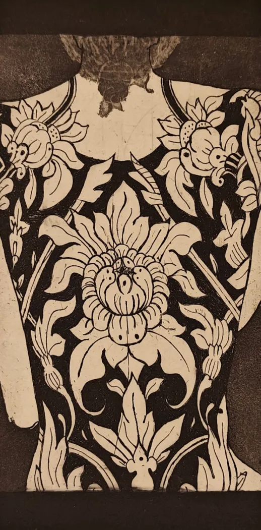 Tattoo 2 - houtsnede, ets