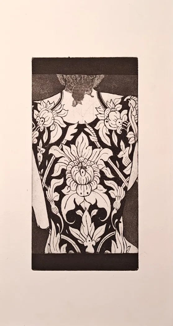 Tattoo 2 - houtsnede, ets